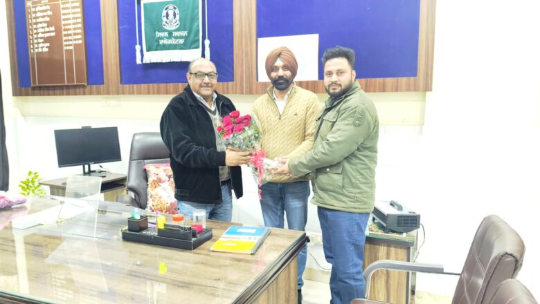 ਡਾ. ਰਮਨਦੀਪ ਸਿੰਗਲਾ ਨੇ ਬਤੌਰ ਸਿਵਲ ਸਰਜਨ ਮਾਲੇਰਕੋਟਲਾ ਸੰਭਾਲਿਆ ਅਹੁਦਾ