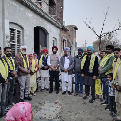 ਵਾਰਡ ਨੰਬਰ 1, ਕੋਟਕਪੂਰਾ ਵਿੱਚ ਆਮ ਆਦਮੀ ਪਾਰਟੀ ਦੀ ਮਜ਼ਬੂਤੀ ਲਈ ਅਹਿਮ ਮੀਟਿੰਗ, ਕਈ ਪ੍ਰਮੁੱਖ ਪਰਿਵਾਰ ਪਾਰਟੀ ਵਿੱਚ ਸ਼ਾਮਲ