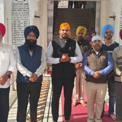 ਸੁਖਪਾਲ ਸਿੰਘ ਪੀ.ਸੀ.ਐਸ ਨੇ ਐਸ.ਡੀ.ਐਮ ਸ੍ਰੀ ਅਨੰਦਪੁਰ ਸਾਹਿਬ ਵਜੋਂ ਅਹੁਦਾ ਸੰਭਾਲਿਆ, ਤਖਤ ਸ੍ਰੀ ਕੇਸਗੜ੍ਹ ਸਾਹਿਬ ਵਿਖੇ ਹੋਏ ਨਤਮਸਤਕ