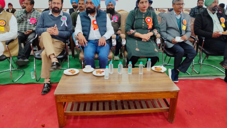 ਤੰਦਰੁਸਤ ਸਰੀਰ ‘ਚ ਹੀ ਤੰਦਰੁਸਤ ਮਨ ਦਾ ਵਾਸ ਹੁੰਦਾ ਹੈ – ਵਿਧਾਇਕ ਡਾ. ਚਰਨਜੀਤ ਸਿੰਘ