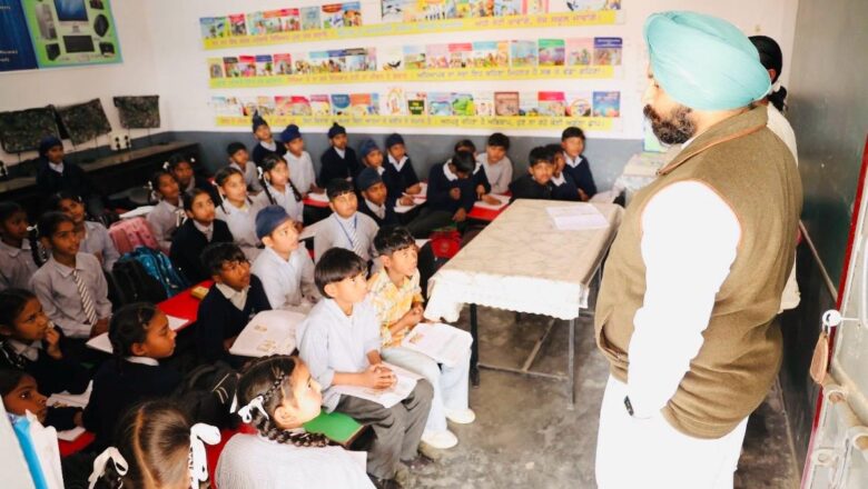 2,000 ਤੋਂ ਵੱਧ ਸਰਕਾਰੀ ਸਕੂਲਾਂ ਦਾ ਨਿਰੀਖਣ ਕਰਨ ਵਾਲੇ ਪੰਜਾਬ ਦੇ ਪਹਿਲੇ ਸਿੱਖਿਆ ਮੰਤਰੀ ਬਣੇ ਹਰਜੋਤ ਸਿੰਘ ਬੈਂਸ