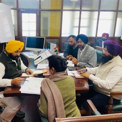 ਹਰਜੋਤ ਸਿੰਘ ਬੈਂਸ ਵੱਲੋਂ ਸ੍ਰੀ ਅਨੰਦਪੁਰ ਸਾਹਿਬ ਹਲਕੇ ਵਿੱਚ ਚੱਲ ਰਹੇ 100 ਕਰੋੜ ਰੁਪਏ ਦੇ ਬੁਨਿਆਦੀ ਢਾਂਚਾ ਪ੍ਰੋਜੈਕਟਾਂ ਦੇ ਕੰਮ ਵਿੱਚ ਤੇਜ਼ੀ ਲਿਆਉਣ ਦੇ ਹੁਕਮ