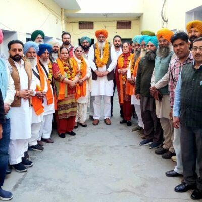 ਪੀ.ਏ.ਡੀ. ਬੈਂਕ ਫ਼ਰੀਦਕੋਟ ਦੇ ਨਵ-ਚੁਣੇ ਡਾਇਰੈਕਟਰਾਂ ਨੂੰ ਵਿਧਾਇਕ ਸ. ਗੁਰਦਿੱਤ ਸਿੰਘ ਸੇਖੋਂ ਵੱਲੋਂ ਵਧਾਈ