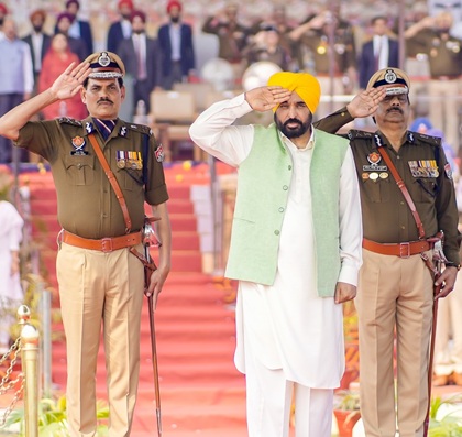 ਪਾਕਿਸਤਾਨ ਦੀ ਸ਼ਹਿ ਪ੍ਰਾਪਤ ਅੱਤਵਾਦ ਦਾ ਟਾਕਰਾ ਕਰ ਰਹੀ ਹੈ ਪੰਜਾਬ ਪੁਲਿਸ-ਭਗਵੰਤ ਸਿੰਘ ਮਾਨ