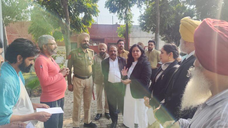 ਚੇਅਰਮੈਨ ਜ਼ਿਲ੍ਹਾ ਕਾਨੂੰਨੀ ਸੇਵਾਵਾਂ ਅਥਾਰਟੀ ਵੱਲੋਂ ਜ਼ਿਲ੍ਹਾ ਜੇਲ੍ਹ ਦਾ ਦੌਰਾ