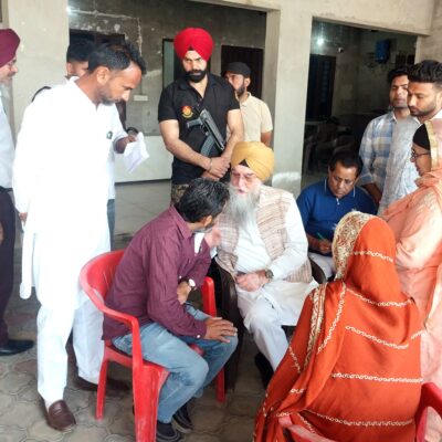 ਸਪੀਕਰ ਸ. ਸੰਧਵਾਂ ਨੇ ਲੋਕ ਮਿਲਣੀ ਤਹਿਤ ਲੋਕਾਂ ਦੀਆਂ ਸਮੱਸਿਆਵਾਂ ਸੁਣੀਆਂ