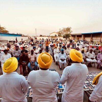 ਚਾਰ ਸਾਲ ਭਗਵੰਤ ਮਾਨ ਦੇ ਨਾਲ ਤਹਿਤ ਐਮ.ਐਲ.ਏ. ਉੱਗੋਕੇ ਵੱਲੋਂ ਇਲਾਕਾ ਵਾਸੀਆਂ ਨਾਲ ਸੰਵਾਦ