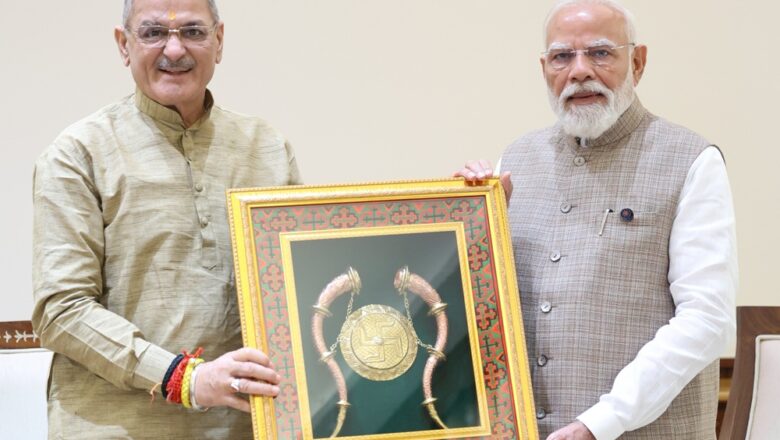 राज्यपाल ने नई दिल्ली में प्रधानमंत्री से की भेंट