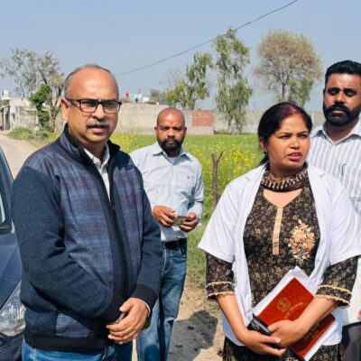 ਪਿੰਡ ਹਜ਼ਾਰਾ ਸਿੰਘ ਵਾਲਾ ਵਿਖੇ ਕੈਂਪ ਲਗਾ ਕੇ 24 ਘੰਟੇ ਦਿੱਤੀਆਂ ਜਾ ਰਹੀਆਂ ਹਨ ਮੈਡੀਕਲ ਸੁਵਿਧਾਵਾਂ : ਡਾ ਰਾਜੀਵ ਪਰਾਸ਼ਰ 