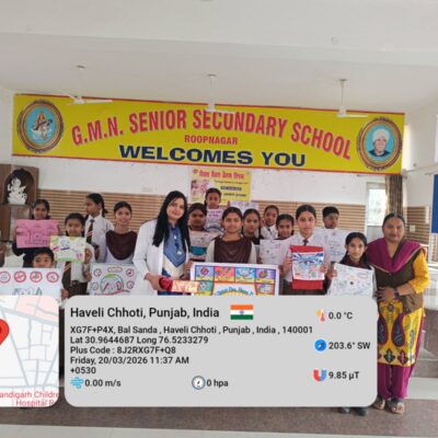 ਵਿਸ਼ਵ ਓਰਲ ਹੈਲਥ ਦਿਵਸ ਮੌਕੇ ਜੀ. ਐਨ .ਐਮ. ਸੀਨੀਅਰ ਸੈਕੈਂਡਰੀ ਸਕੂਲ ਵਿਖੇ ਜਾਗਰੂਕਤਾ ਸੈਮੀਨਾਰ ਤੇ ਪੋਸਟਰ ਮੇਕਿੰਗ ਮੁਕਾਬਲੇ ਕਰਵਾਏ ਗਏ 