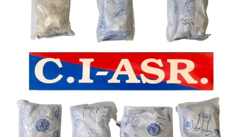 ਅੰਮ੍ਰਿਤਸਰ ਵਿੱਚ 7 ਕਿਲੋਗ੍ਰਾਮ ਹੈਰੋਇਨ ਸਮੇਤ ਨਸ਼ੀਲੇ ਪਦਾਰਥਾਂ ਦੀ ਤਸਕਰੀ ਕਰਨ ਵਾਲੇ ਮਾਡਿਊਲ ਨਾਲ ਜੁੜੇ ਦੋ ਵਿਅਕਤੀ ਕਾਬੂ