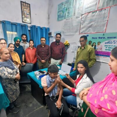 ਸਰਵਾਈਕਲ ਕੈਂਸਰ ਤੋਂ ਬਚਾਅ ਲਈ ਐੱਚ.ਪੀ.ਵੀ ਟੀਕਾਕਰਨ ਮੁਹਿੰਮ ਦੀ ਸ਼ੁਰੂਆਤ