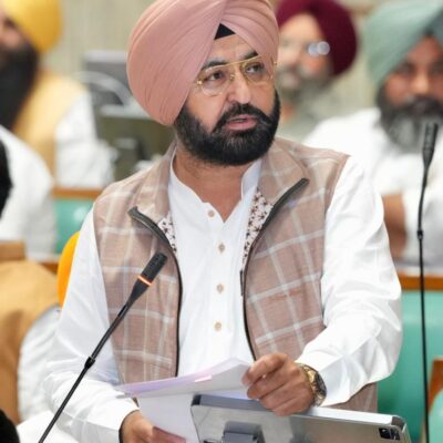 ਪਾਣੀ ਦੀ ਕਿੱਲਤ ਵਾਲੇ 1230 ਪਿੰਡਾਂ ਤੇ 125 ਬਸਤੀਆਂ ਵਿੱਚ ਜਲ ਸਪਲਾਈ ਅਤੇ 88 ਯੂਰੇਨੀਅਮ-ਪ੍ਰਭਾਵਿਤ ਖੇਤਰਾਂ ਲਈ ਨਵੇਂ ਪ੍ਰਾਜੈਕਟਾਂ ਵਾਸਤੇ 1487 ਕਰੋੜ ਰੁਪਏ ਰੱਖੇ: ਹਰਦੀਪ ਸਿੰਘ ਮੁੰਡੀਆਂ