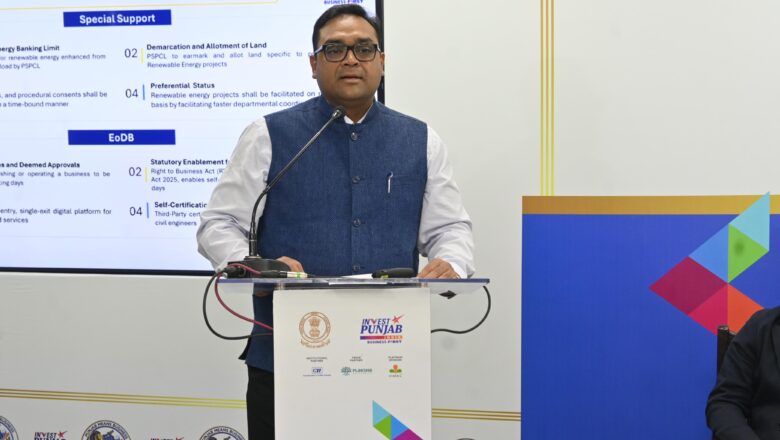 ਪੰਜਾਬ ਸਰਕਾਰ ਨਵੀਂ ਅਤੇ ਨਵਿਆਉਣਯੋਗ ਊਰਜਾ ਦੇ ਖੇਤਰ ਵਿੱਚ ਨਿਵੇਸ਼ ਨੂੰ ਉਤਸ਼ਾਹਿਤ ਕਰਨ ਲਈ ਵਚਨਬੱਧ: ਬਸੰਤ ਗਰਗ