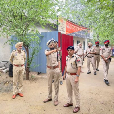 ਡੀ.ਆਈ.ਜੀ. ਦੀ ਅਗਵਾਈ ਵਿਚ ਡਰੱਗ ਸਪੋਟ ਏਰੀਆ ਦੀ ਚੈਕਿੰਗ, ਨਸ਼ੀਲੇ ਪਦਾਰਥ ਬਰਾਮਦ