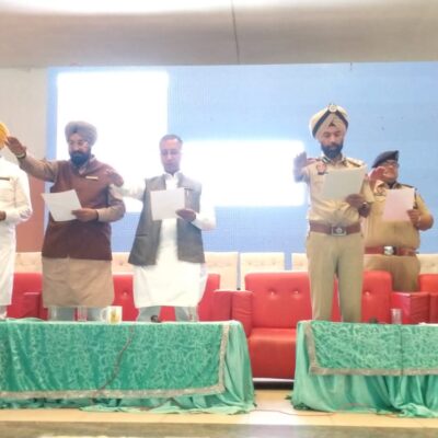 ਸ਼ਹੀਦ ਭਗਤ ਸਿੰਘ ਦੇ ਸ਼ਹੀਦੀ ਦਿਹਾੜੇ ਮੌਕੇ ਪੁਲਿਸ ਪ੍ਰਸ਼ਾਸ਼ਨ ਵੱਲੋਂ ਜ਼ਿਲ੍ਹਾ ਪੱਧਰੀ ਸੰਪਰਕ ਮੀਟਿੰਗ ਦਾ ਆਯੋਜਨ