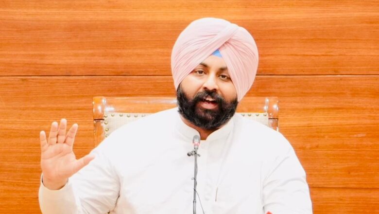 ਭਗਵੰਤ ਮਾਨ ਸਰਕਾਰ ਨੰਗਲ ’ਚ 800 ਏਕੜ ਤੋਂ ਵੱਧ ਸਰਪਲੱਸ ਜ਼ਮੀਨ ਦੇ ਮਾਲਕੀ ਹੱਕ ਵਸਨੀਕਾਂ ਨੂੰ ਦੇਵੇਗੀ: ਹਰਜੋਤ ਸਿੰਘ ਬੈਂਸ