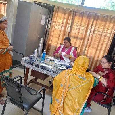 ਮੁੱਢਲਾ ਸਿਹਤ ਕੇਂਦਰ ਕੀਰਤਪੁਰ ਸਾਹਿਬ ਵਿਖੇ ਗਰਭਵਤੀ ਮਹਿਲਾਵਾਂ ਲਈ ਵਿਸ਼ੇਸ਼ ਜਾਂਚ ਕੈਂਪ ਆਯੋਜਿਤ