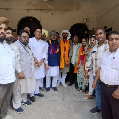 ਮਾਲੇਰਕੋਟਲਾ ਵਿਧਾਇਕ ਨੇ ਬਲਾਕ ਸੰਮਤੀ ਦੇ ਨਵੇਂ ਬਣੇ ਚੇਅਰਮੈਨ ਤੇ ਵਾਇਸ ਚੇਅਰਮੈਨ ਨੂੰ ਦਿੱਤੀ ਵਧਾਈ