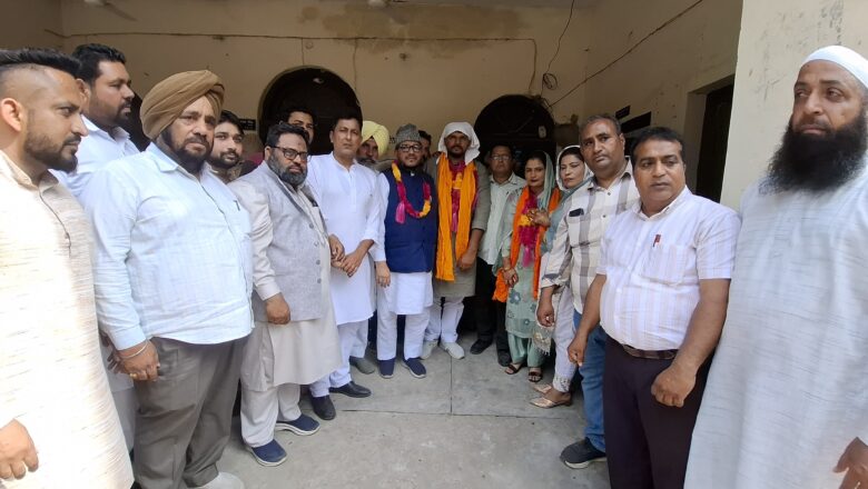 ਮਾਲੇਰਕੋਟਲਾ ਵਿਧਾਇਕ ਨੇ ਬਲਾਕ ਸੰਮਤੀ ਦੇ ਨਵੇਂ ਬਣੇ ਚੇਅਰਮੈਨ ਤੇ ਵਾਇਸ ਚੇਅਰਮੈਨ ਨੂੰ ਦਿੱਤੀ ਵਧਾਈ