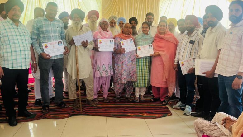 ਹਲਕਾ ਵਿਧਾਇਕ ਨਰਿੰਦਰ ਕੌਰ ਭਰਾਜ ਨੇ 46 ਲੋੜਵੰਦ ਪਰਿਵਾਰਾਂ ਨੂੰ ਪੰਜ-ਪੰਜ ਮਰਲੇ ਦੇ ਪਲਾਟਾਂ ਦੇ ਸੈਂਕਸ਼ਨ ਪੱਤਰ ਸੌਂਪੇ