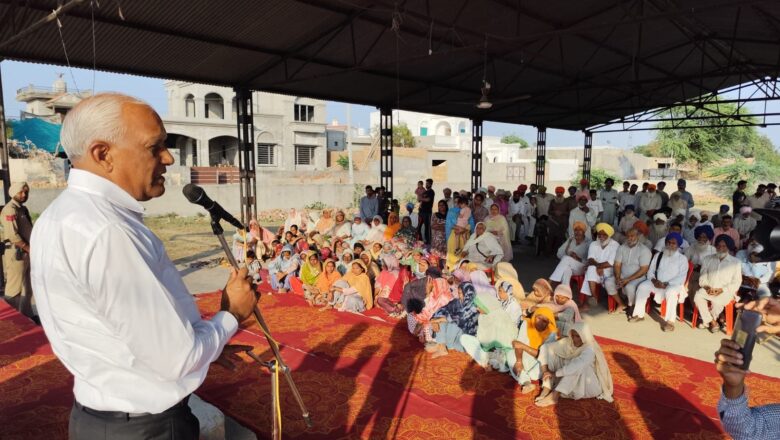 ਕੈਬਨਿਟ ਮੰਤਰੀ ਬਰਿੰਦਰ ਕੁਮਾਰ ਗੋਇਲ ਵੱਲੋਂ ਪਿੰਡ ਕੋਟੜਾ ਲੇਹਲ, ਆਲਮਪੁਰ ਸਮੇਤ ਵੱਖ-ਵੱਖ ਥਾਂ ਲੋਕਾਂ ਨਾਲ ਸੰਵਾਦ