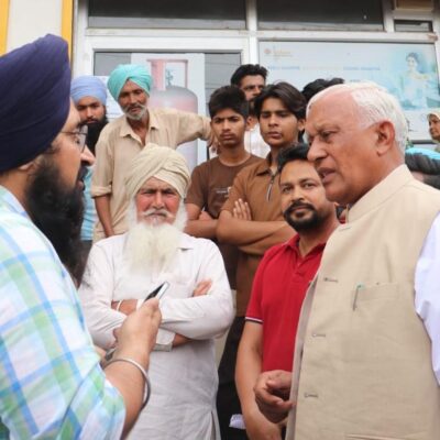 ਕੈਬਨਿਟ ਮੰਤਰੀ ਬਰਿੰਦਰ ਕੁਮਾਰ ਗੋਇਲ ਨੇ ਗੈਸ ਏਜੰਸੀ ਦਾ ਕੀਤਾ ਦੌਰਾ; ਗੈਸ ਸਪਲਾਈ ਦਾ ਲਿਆ ਜਾਇਜ਼ਾ