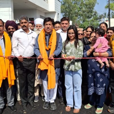ਵਿਧਾਇਕ ਜਿੰਪਾ ਲੇ 8 ਲੱਖ ਰੁਪਏ ਦੀ ਲਾਗਤ ਨਾਲ ਬਣੀ ਨਵੀਂ ਸੜਕ ਦਾ ਕੀਤਾ ਉਦਘਾਟਨ, ਲੋਕਾਂ ਨੂੰ ਮਿਲੀ ਵੱਡੀ ਰਾਹਤ