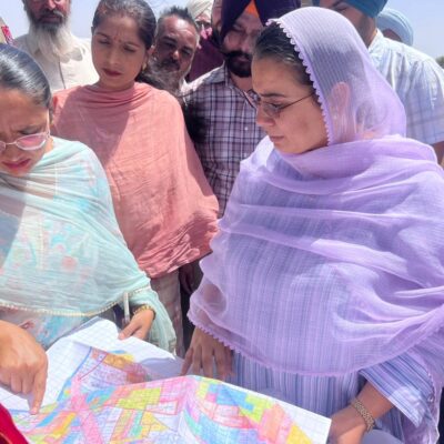 ਵਿਧਾਇਕਾ ਸੰਗਰੂਰ ਨਰਿੰਦਰ ਕੌਰ ਭਰਾਜ ਵੱਲੋਂ ਪਿੰਡ ਬਾਸੀਅਰਕ ਅਤੇ ਝਨੇੜੀ ਨੂੰ ਨਹਿਰੀ ਪਾਣੀ ਦੀ ਸਹੂਲਤ ਨਾਲ ਜੋੜਨ ਲਈ ਅੰਡਰਗਰਾਊਂਡ ਪਾਈਪਲਾਈਨ ਦੇ ਕੰਮ ਦੀ ਸ਼ੁਰੂਆਤ