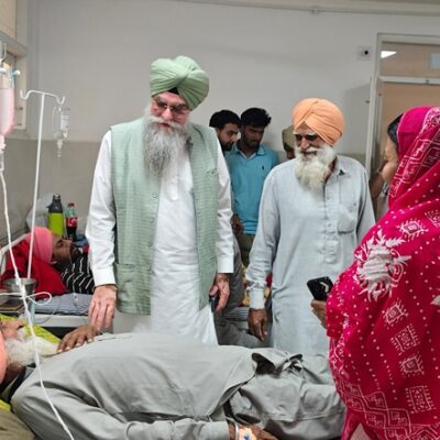 ਸਪੀਕਰ  ਸੰਧਵਾਂ ਨੇ ਜਸਕਰਨ ਸਿੰਘ ਅਤੇ ਜਸਵਿੰਦਰ ਸਿੰਘ ਤੇ ਦੀ ਅੰਤਿਮ ਅਰਦਾਸ ਮੌਕੇ ਸ਼ਰਧਾਂਜਲੀ ਭੇਟ ਕੀਤੀ