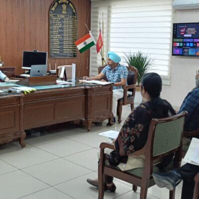 ਡਿਪਟੀ ਕਮਿਸ਼ਨਰ ਵੱਲੋਂ ਆਤਮਾ ਸਕੀਮ ਤਹਿਤ ਜ਼ਿਲ੍ਹਾ ਖੇਤੀਬਾੜੀ ਉਤਪਾਦਨ ਕਮੇਟੀ ਨਾਲ ਮੀਟਿੰਗ