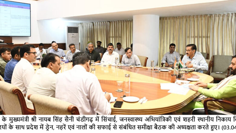 ਕੰਮਾਂ ਵਿੱਚ ਦੇਰੀ ਸਵੀਕਾਰ ਨਹੀਂ – ਮੁੱਖ ਮੰਤਰੀ ਨਾਇਬ ਸਿੰਘ ਸੈਣੀ