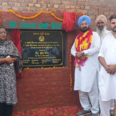 ਹਲਕਾ ਬੁਢਲਾਡਾ ਵਿੱਚ 8.35 ਕਰੋੜ ਦੀ ਲਾਗਤ ਨਾਲ ਤਿਆਰ ਸੜਕਾਂ ਦਾ ਉਦਘਾਟਨ