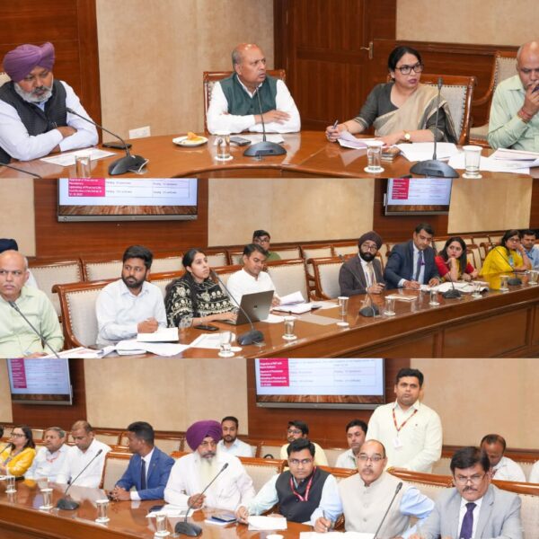 ਵਿੱਤ ਮੰਤਰੀ ਹਰਪਾਲ ਸਿੰਘ ਚੀਮਾ ਵੱਲੋਂ ਪੈਨਸ਼ਨਰ ਸੇਵਾ ਪੋਰਟਲ ਬਾਰੇ ਬੈਂਕਾਂ ਨਾਲ ਅਹਿਮ ਸਮੀਖਿਆ ਮੀਟਿੰਗ ਦੀ ਪ੍ਰਧਾਨਗੀ