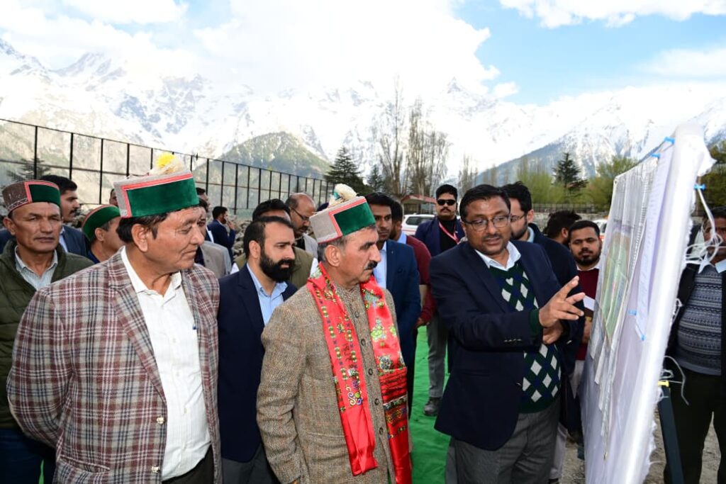 Visit under construction sports hostel (1)