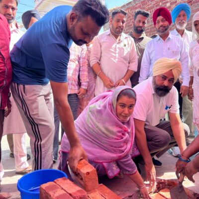 ਵਿਧਾਇਕਾ ਨਰਿੰਦਰ ਕੌਰ ਭਰਾਜ ਵੱਲੋਂ ਤਿੰਨ ਪਿੰਡਾਂ ‘ਚ ਵਿਕਾਸ ਕਾਰਜਾਂ ਦੀ ਸ਼ੁਰੂਆਤ