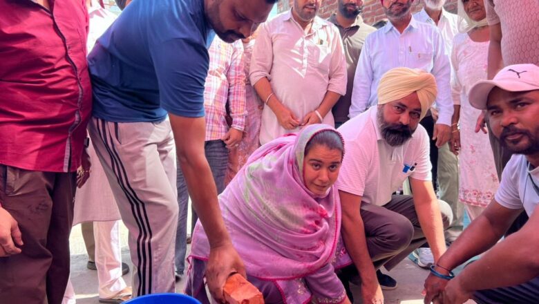 ਵਿਧਾਇਕਾ ਨਰਿੰਦਰ ਕੌਰ ਭਰਾਜ ਵੱਲੋਂ ਤਿੰਨ ਪਿੰਡਾਂ ‘ਚ ਵਿਕਾਸ ਕਾਰਜਾਂ ਦੀ ਸ਼ੁਰੂਆਤ