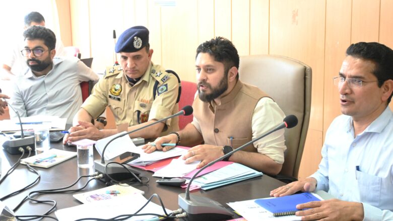 मानसून-2026 के लिए प्रशासनिक व विभागीय स्तर पर तैयारी, रोकथाम और शमन उपायों पर कार्यशाला आयोजित