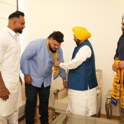 ਰੁਸਤਮ-ਏ-ਹਿੰਦ ਪਹਿਲਵਾਨ ਪ੍ਰੀਤਪਾਲ ਫਗਵਾੜਾ ‘ਆਪ’ ਵਿੱਚ ਸ਼ਾਮਲ