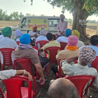 ਪਿੰਡ ਛਾਪਾ ‘ਚ ਝੋਨੇ ਦੀ ਸਿੱਧੀ ਬਿਜਾਈ ਸਬੰਧੀ ਲਗਾਇਆ ਕਿਸਾਨ ਸਿਖਲਾਈ ਕੈਂਪ