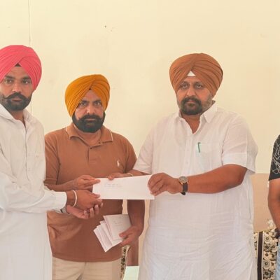 ਵਿਧਾਇਕ ਰਣਬੀਰ ਸਿੰਘ ਭੁੱਲਰ ਨੇ ਹਲਕੇ ਦੇ ਵੱਖ – ਵੱਖ ਪਿੰਡਾਂ ਵਿੱਚ 98.42 ਲੱਖ ਰੁਪਏ ਦੇ ਵਿਕਾਸ ਕਾਰਜਾਂ ਲਈ ਚੈੱਕ ਵੰਡੇ