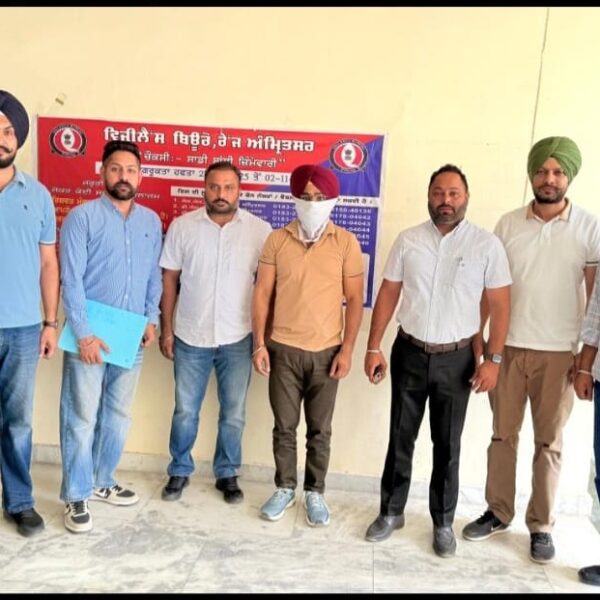 ਵਿਜੀਲੈਂਸ ਬਿਊਰੋ ਵੱਲੋਂ 15,000 ਰੁਪਏ ਰਿਸ਼ਵਤ ਲੈਂਦਾ ਲੇਖਾਕਾਰ ਰੰਗੇ ਹੱਥੀਂ ਕਾਬੂ
