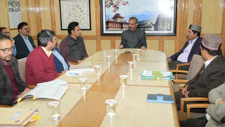 मुख्यमंत्री ने बादल फटने की घटनाओं की पुनरावृत्ति के वैज्ञानिक अध्ययन के दिए निर्देश