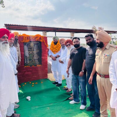 ਵਿਧਾਇਕ ਗੁਰਦੀਪ ਸਿੰਘ ਰੰਧਾਵਾ ਨੇ ਪਿੰਡ ਦੁਲਾ ਨੰਗਲ ਵਿਖੇ ਖੇਡ ਮੈਦਾਨ ਦਾ ਉਦਘਾਟਨ ਕੀਤਾ