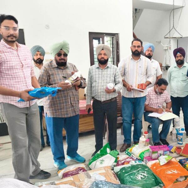 ਭਗਵੰਤ ਮਾਨ ਸਰਕਾਰ ਵੱਲੋਂ ਫ਼ਰੀਦਕੋਟ ਵਿੱਚ ਗ਼ੈਰ-ਕਾਨੂੰਨੀ ਖਾਦ ਅਤੇ ਕੀਟਨਾਸ਼ਕ ਯੂਨਿਟ ਦਾ ਪਰਦਾਫ਼ਾਸ਼, ਐਫ.ਆਈ.ਆਰ. ਦਰਜ