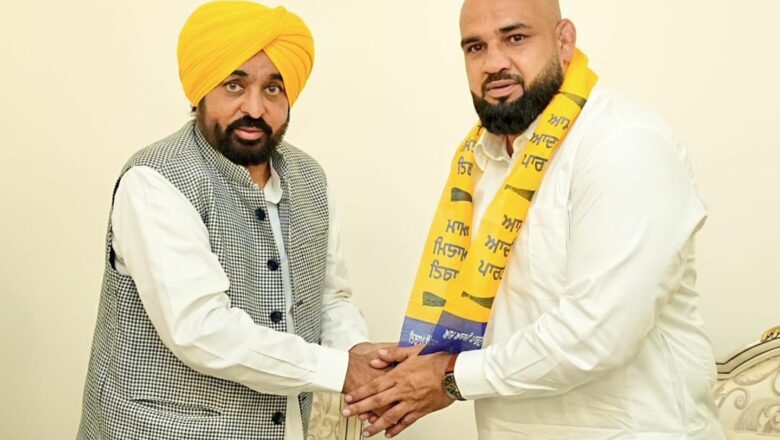 ਵਿਸ਼ਵ ਪ੍ਰਸਿੱਧ ਕਬੱਡੀ ਖਿਡਾਰੀ ਸੰਦੀਪ ਲੁੱਧੜ ਸਾਥੀਆਂ ਸਮੇਤ ‘ਆਪ’ ਵਿੱਚ ਸ਼ਾਮਲ