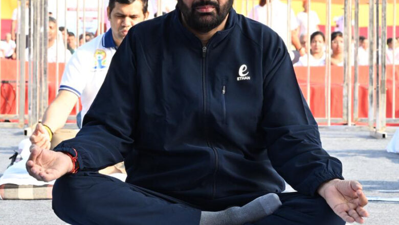 ਮੁੱਖ ਮੰਤਰੀ ਸ੍ਰੀ ਨਾਇਬ ਸਿੰਘ ਸੈਣੀ ਨੇ ਗੁਰੂਗ੍ਰਾਮ ਤੋਂ ਕੌਮਾਂਤਰੀ ਯੋਗ ਦਿਵਸ-2026 ਦੇ ਉਪਲਕਸ਼ ਵਿੱਚ ਆਯੋਜਿਤ ਸੂਬਾ ਪੱਧਰੀ ਯੋਗ ਅਭਿਆਸ ਮੁਹਿੰਮ ਦਾ ਕੀਤਾ ਸ਼ੁਭਾਰੰਭ