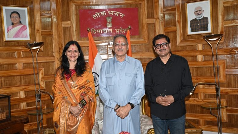 अभिनेता रोहिताश्व गौड़ ने राज्यपाल से की भेंट