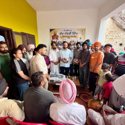 ਜ਼ਿਲ੍ਹਾ ਬਰਨਾਲਾ ਵਿੱਚ ਪਹਿਲੇ ਪੜਾਅ ‘ਚ 25 ਪਿੰਡਾਂ।ਵਿਚ ਜਿਮ ਸਥਾਪਿਤ: ਮੀਤ ਹੇਅਰ