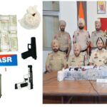 ਸਰਹੱਦ ਪਾਰੋਂ ਚੱਲ ਰਹੇ ਹਥਿਆਰਾਂ, ਨਸ਼ਿਆਂ ਅਤੇ ਹਵਾਲਾ ਨੈੱਟਵਰਕ ਦਾ ਪਰਦਾਫਾਸ਼; ਅਫ਼ਗਾਨ ਨਾਗਰਿਕ ਸਮੇਤ ਛੇ ਵਿਅਕਤੀ 1 ਕਿਲੋ ਹੈਰੋਇਨ, 5 ਪਿਸਤੌਲਾਂ ਅਤੇ 5 ਲੱਖ ਰੁਪਏ ਦੀ ਡਰੱਗ ਮਨੀ ਨਾਲ ਗ੍ਰਿਫ਼ਤਾਰ